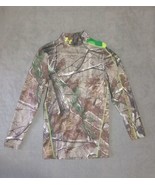 Under Armour Camo Baselayer Shirt Mens Medium Fitted Realtree Compression - $30.00