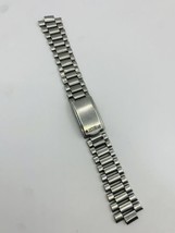 Vintage seiko stainless steel watch ￼strap,used.8mm/20mm-1970s(VE-28) - $11.83