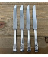Set Of 4 Hollow Knives Coronation Community Plate 9.5” Oneida Silverplat... - €34,45 EUR