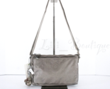 NWT Kipling AC7863 Mikaela Crossbody Shoulder Bag Polyamide Metallic Pew... - $39.95