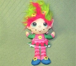 Flip Zee Trolls Plush Stuffed Doll 2 In 1 Jay At Play Reversible Flower Power - £4.95 GBP
