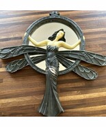 Design Toscano Dragonfly Art Deco Wall Mirror Black And Ivory - $887.81 MXN