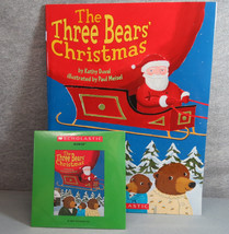 The Three Bears&#39; Christmas w/ Audio CD 1st Scholastic School Ed. 2007 NOS - £11.12 GBP