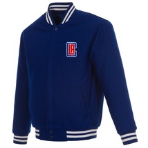 NBA Los Angeles Clippers  JH Design Wool Reversible Jacket  2 Front Patches Logo - £111.90 GBP