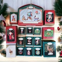 Hallmark Keepsake Ornaments Collectors Club Exclusives Lot of 16 with Boxes Vtg - £101.26 GBP