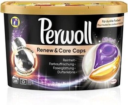 PERWOLL Renew &amp; Care Capsules: DARK FABRICS -18 washes -Made in Europe - $18.80