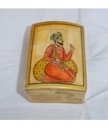Hand painting Pills Box Wooden hand crafted bone box Antique looking dec... - $1,195.95 MXN