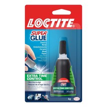 Loctite Super Glue Extra Time Control, Clear Superglue, Cyanoacrylate Ad... - £19.65 GBP
