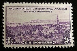 1935 3c California Pacific Exposition, San Diego Scott 773 Mint F/VF NH - £0.77 GBP