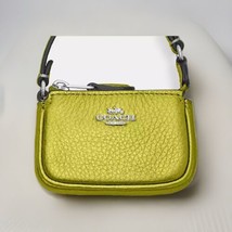 Coach Mini Nolita Bag Charm Citron metallic - £65.69 GBP