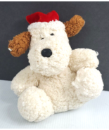 Galerie Christmas 7&quot; Tan Dog Plush Sawn Shut. - £4.53 GBP