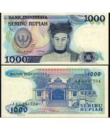 1987 Indonesia 1000 1,000  Rupiah Pick-124  UNC - $5.92 CAD