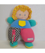 Vintage Evenflo Lisco Girls Toddler Baby Doll Soft Plush Toy Rattle Thermal - €45,56 EUR