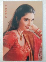 Bollywood Actor Yukta Mookhey Miss World 1999 Rare Old Postcard Post card India - £13.43 GBP