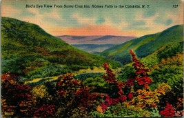 View From Santa Cruz Inn Haines Falls New York NY UNP  Unused Linen Postcard E6 - £8.61 GBP