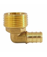 1/2 in. Brass PEX Barb x 3/4 in. Male Pipe Thread Adapter 90-Degree Elbow - €13,18 EUR