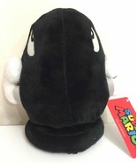 Large 8&#39;&#39; Super Mario Brothers Nintendo Bullet Bill Plush Toy Black New.... - $326.32 MXN