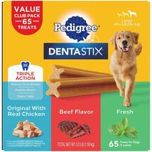 Pedigree Dentastix 65 Piece Variety Pack, 3.5 Pound - $50.72 CAD