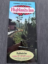 Highlands Inn Carmel by the Sea California brochure 1960s - $17.50