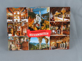 Vintage Postcard - Neuschwanstein Castle Picture Collage - Hans Huber - £11.21 GBP