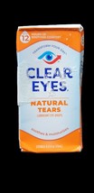 Clear Eyes Natural Tears Lubricant Eye Drops Soothes &amp; Moisturizes - 0.5... - $183.51 MXN