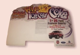 Coca-Cola Red Hot Summer Promotional 1995 Cardboard Advertisement Rare - $32.43