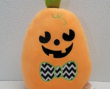 2016 Animal Adventure Orange Pumpkin Bowtie Halloween Plush Cute Jack-o-... - $12.86