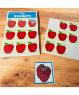 Vtg Eureka Apple Stickers 36 Self AdhesiveSealed NOS Made In USA 4 Sheet... - $20.35 CAD
