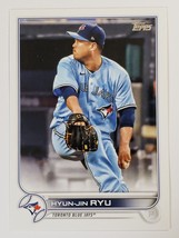 2022 HYUN-JIN Ryu Topps Series One Mlb Baseball Card # 297 Toronto Blue Jays - £3.92 GBP