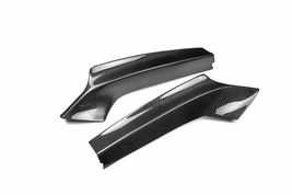 2x Front Bumper Splitter Flaps fits 2014+ BMW 2 F22 F23 M235i M240i Carbon Fiber - £288.25 GBP