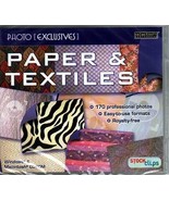 Photo Exclusives: Paper and Textiles (PC-CD, 2009) Win/Mac - Factory Sea... - $3.98