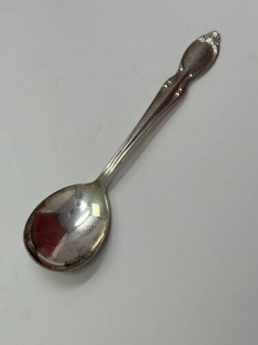 International Silver Precious Mirror Soup Sugar Dessert Oval 6" Spoon VTG 1954 - $9.89