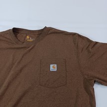 Carhartt K87 B00 Original Fit Men's Brown Cotton T-Shirt Short Sleeve Size XL  image 8