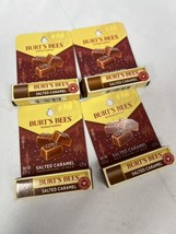 (4)  Burt&#39;s Bees Limited Edition Salted  Caramel Moisturize Lip Balm COMBINESHIP - £27.84 GBP