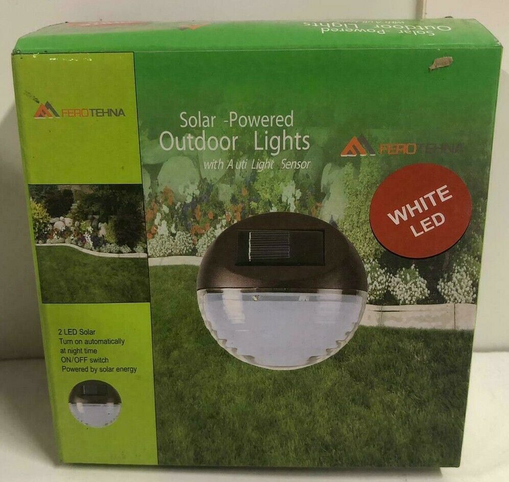 Solar -Powered Outdoor Lights A uti Light Sensor - $9.89