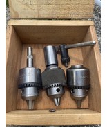 Jacobs Ball Bearing Super Chuck Vintage Metal Tool Plus 3 Chuck 1 Key An... - $2,294.45 MXN