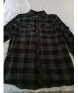 &quot;&quot;&quot;Jeans By BUFFALO Button Up SHIRT Men&#39;s Size XL Long Sleeve ROLL UP&quot;&quot;&quot; - $20.43 CAD
