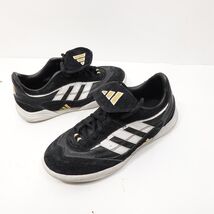 Adidas Ultranova Jr Indoor Soccer Shoes Black White Gold Art 032587 Size... - $26.99