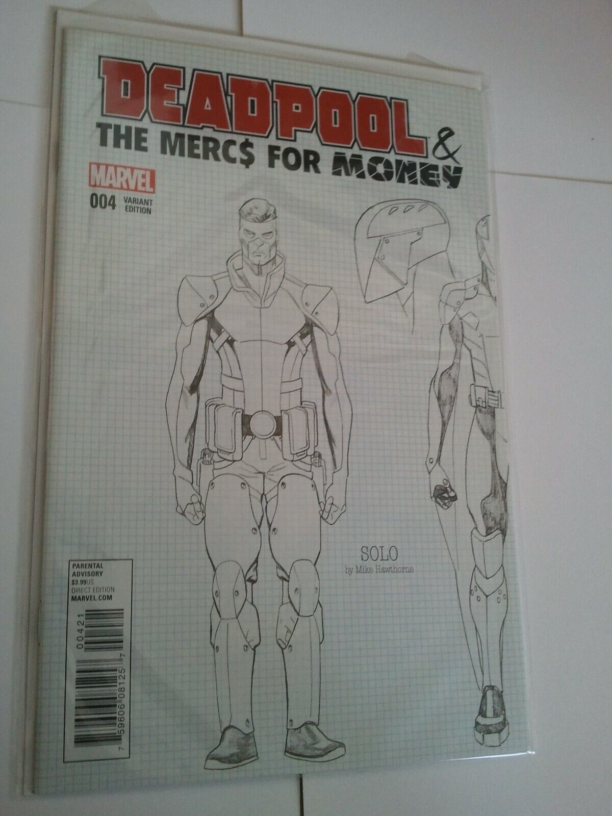 Primary image for Deadpool & Mercs for Money 4 NM Hawthorne Design Variant Cover Taskmaster 1:20 x