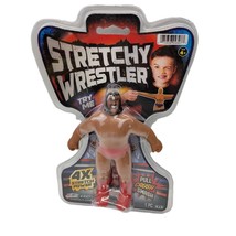 Stretchy Wrestler Toy 4X Stretch Power Red Trunks Dark Skin 4+ NEW Sealed   - £4.79 GBP