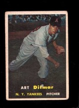 1957 TOPPS #132 ART DITMAR GOOD+ YANKEES UER *NY7253 - $4.41