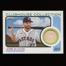 2022 Topps Heritage High Number Jose Altuve Clubhouse Collection Relic CCR-JA - £2.72 GBP