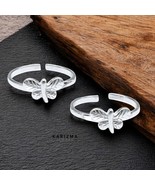 Cute 925 Real Sterling Silver Indian women Stylish Butterfly Toe Ring - ... - $27.44