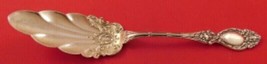 Lucerne by Wallace Sterling Silver Jelly Cake Server Gold Washed 8&quot; Serving - £225.01 GBP