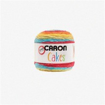 Rainbow Delight Self-Striping Yarn - Vibrant 383yd 200g Cake with Sprinkles for - £42.08 GBP