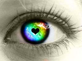 50-200X COVEN EYES ONLY FOR ME & NO ONE ELSE LOVE HIGHER MAGICK RING PENDANT image 2
