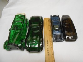 Vintage Lot 4 Avon Cars &#39;51 Studebaker, Jaguar, after shave Maxwell 23 T... - $19.34