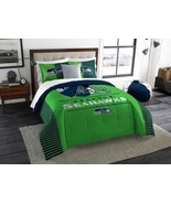 Seattle Seahawks The Northwest Company NFL Draft Full/Queen Comforter Set - £59.35 GBP