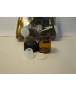 lot of 10 miniature Amber drop bottles for Essential Oils - Brand New - £2.39 GBP