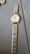 RARE Vintage 60&#39;s 50&#39;s Eastern Watch Movement, Silver Dial, Band link Arab Style - £21.25 GBP